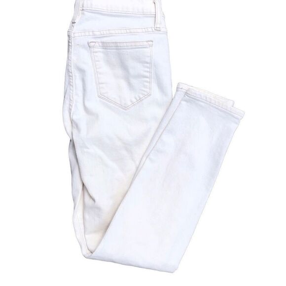 J Crew Denim Toothpick Size 26 Cream Ivory Skinny Womens Jeans - Picture 5 of 8